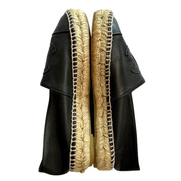 Chanel Lambskin Espadrilles in Dark Grey - Picture 8 of 9